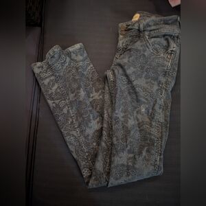 Emerson Edwards‎ Stylish Teen Girls Jeans With Floral Design Print Size 24